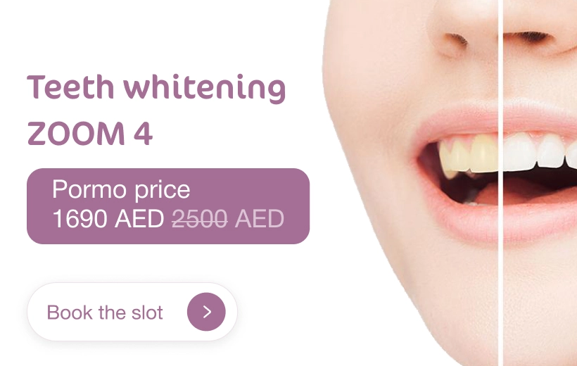 Professional teeth whitening with the ZOOM4 system