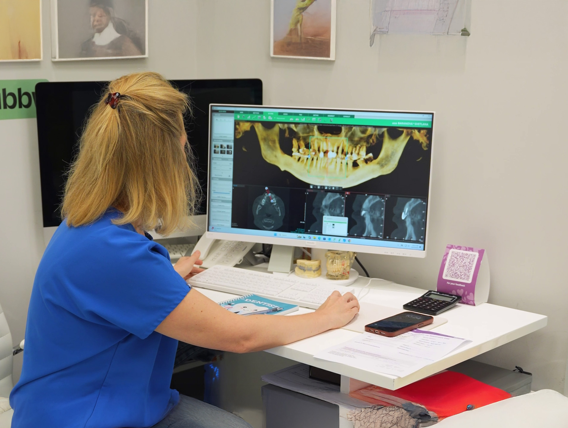 Panoramic X-ray of teeth